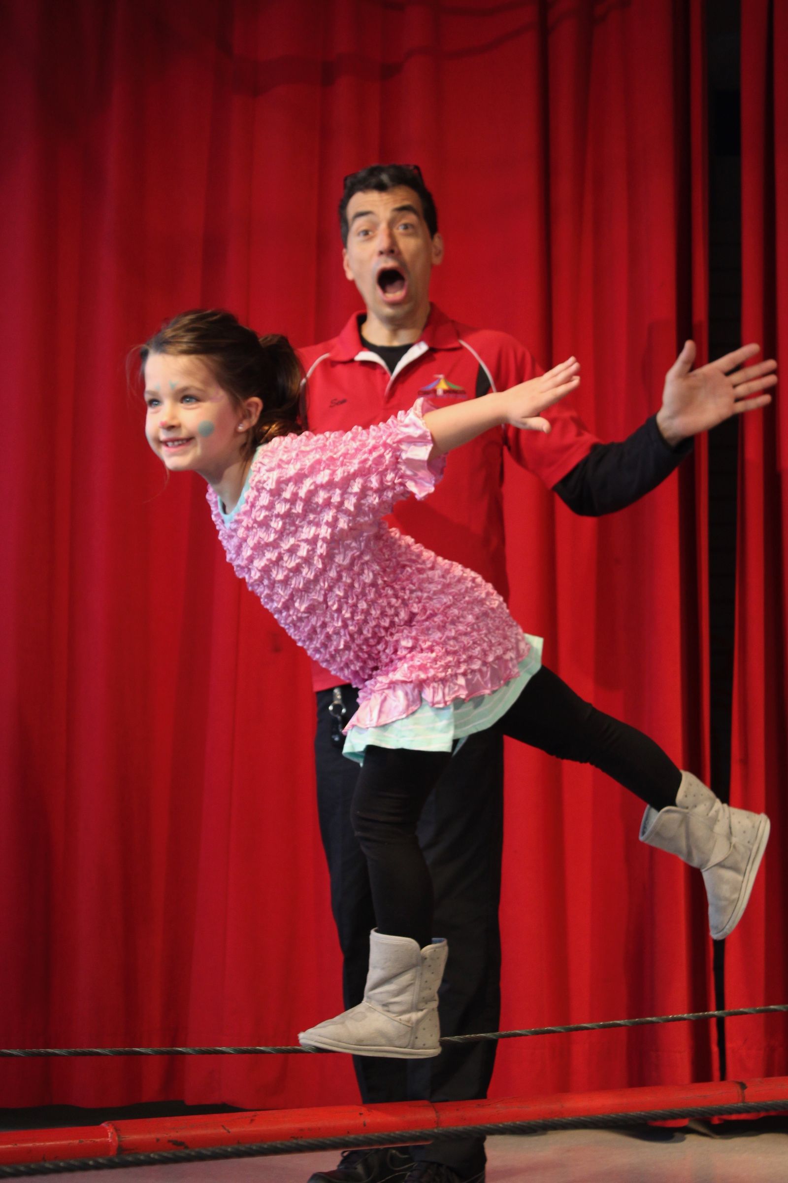 Hands-on tightwire instruction