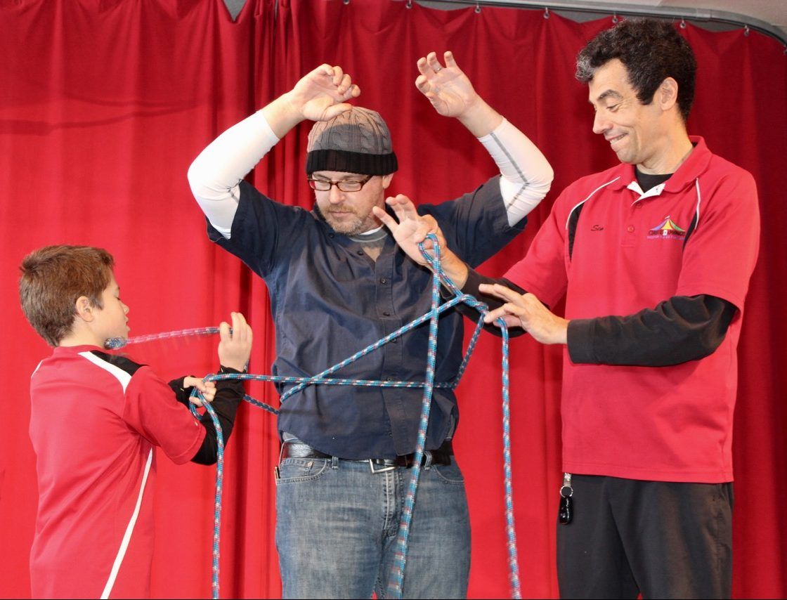 Magic at a Cirque Amongus program